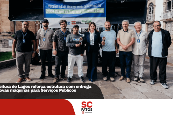 Prefeitura de Lages reforça estrutura com entrega de novas máquinas para Serviços Públicos