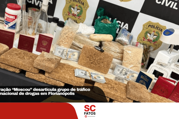 Operação “Moscou” desarticula grupo de tráfico internacional de drogas em Florianópolis