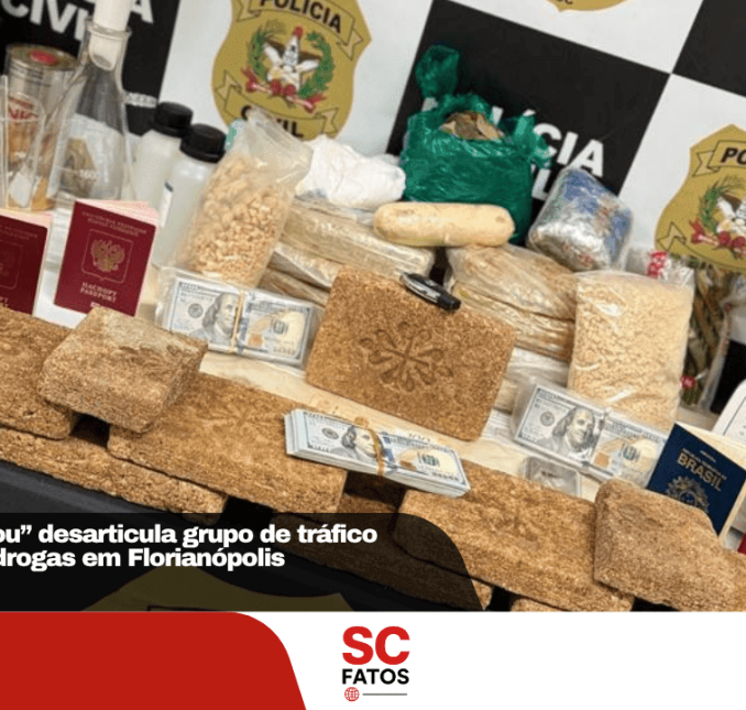 Operação “Moscou” desarticula grupo de tráfico internacional de drogas em Florianópolis