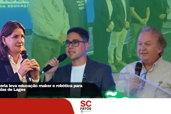 Parceria leva educação maker e robótica para escolas de Lages