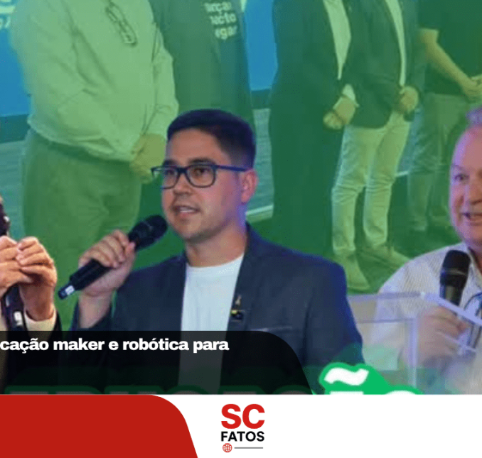 Parceria leva educação maker e robótica para escolas de Lages