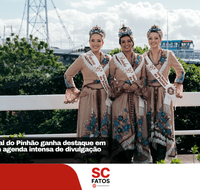 36ª Festa Nacional do Pinhão ganha destaque em Florianópolis com agenda intensa de divulgação