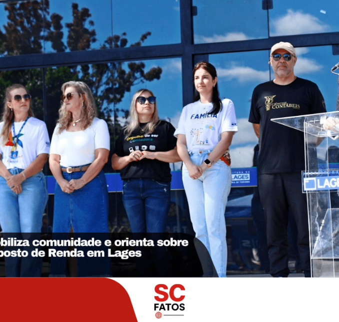 Leão Solidário mobiliza comunidade e orienta sobre destinação do Imposto de Renda em Lages