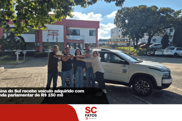 Bocaina do Sul recebe veículo adquirido com emenda parlamentar de R$ 150 mil