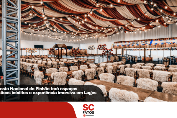 36ª Festa Nacional do Pinhão terá espaços temáticos inéditos e experiência imersiva em Lages