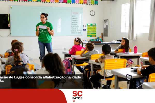 Educação de Lages consolida alfabetização na idade correta