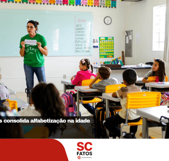 Educação de Lages consolida alfabetização na idade correta