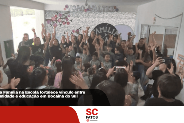 Dia da Família na Escola fortalece vínculo entre comunidade e educação em Bocaina do Sul