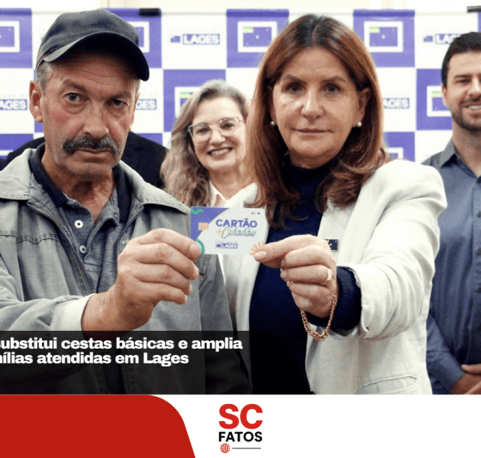 Cartão + Cidadão substitui cestas básicas e amplia autonomia das famílias atendidas em Lages