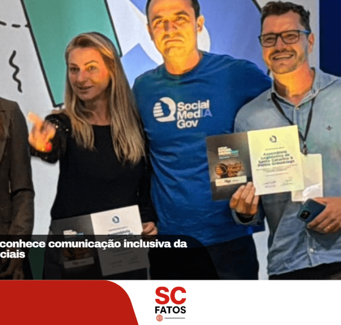 Prêmio nacional reconhece comunicação inclusiva da Alesc nas redes sociais