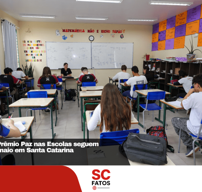 Inscrições para o Prêmio Paz nas Escolas seguem abertas até 29 de maio em Santa Catarina