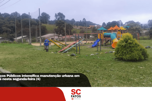 Serviços Públicos intensifica manutenção urbana em Lages nesta segunda-feira (4)