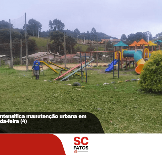 Serviços Públicos intensifica manutenção urbana em Lages nesta segunda-feira (4)