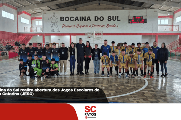 Bocaina do Sul realiza abertura dos Jogos Escolares de Santa Catarina (JESC)