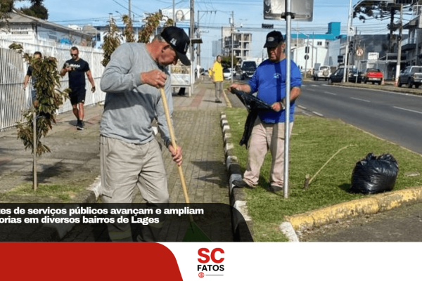 Frentes de serviços públicos avançam e ampliam melhorias em diversos bairros de Lages
