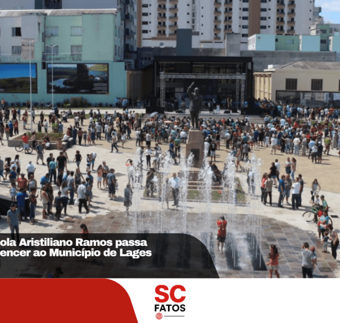 Área da antiga Escola Aristiliano Ramos passa oficialmente a pertencer ao Município de Lages