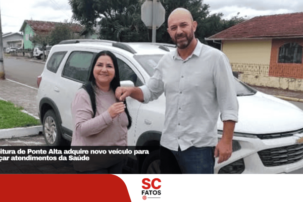 Prefeitura de Ponte Alta adquire novo veículo para reforçar atendimentos da Saúde