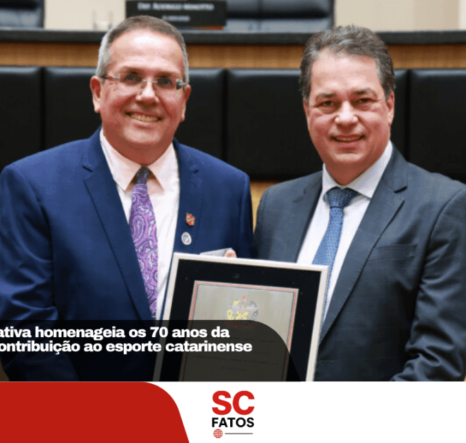 Assembleia Legislativa homenageia os 70 anos da Acesc e destaca contribuição ao esporte catarinense