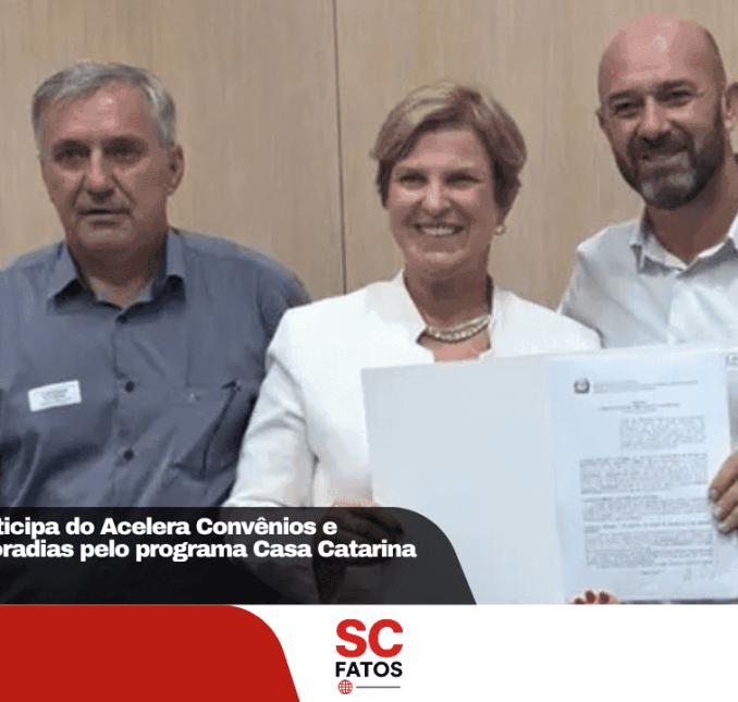 Prefeito Edson participa do Acelera Convênios e confirma novas moradias pelo programa Casa Catarina