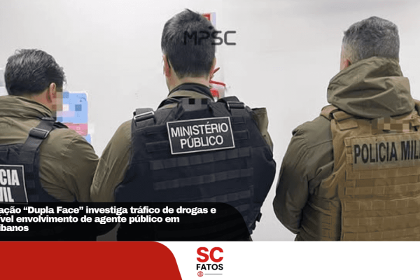 Operação “Dupla Face” investiga tráfico de drogas e possível envolvimento de agente público em Curitibanos