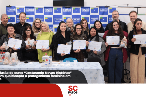 Conclusão do curso “Costurando Novas Histórias” celebra qualificação e protagonismo feminino em Lages