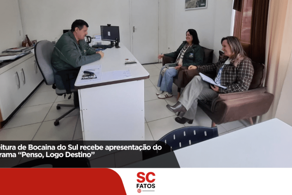 Prefeitura de Bocaina do Sul recebe apresentação do programa “Penso, Logo Destino”