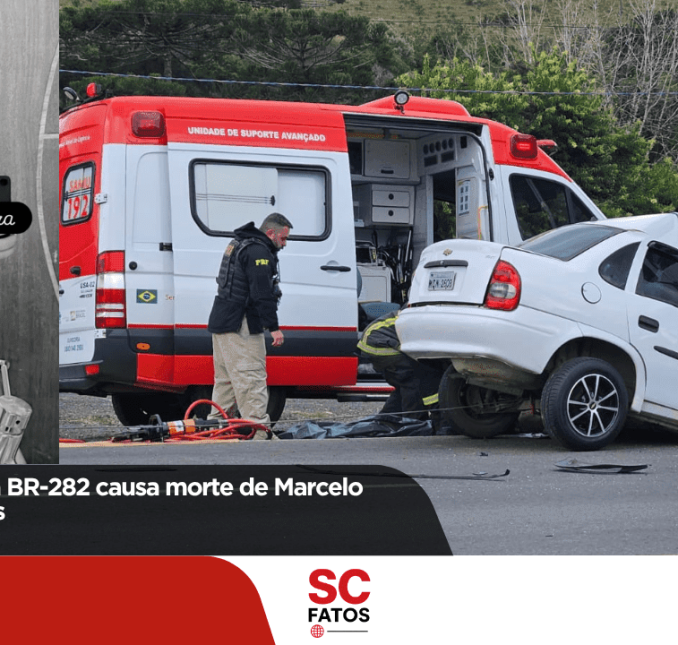 Grave acidente na BR-282 causa morte de Marcelo Ronconi em Lages