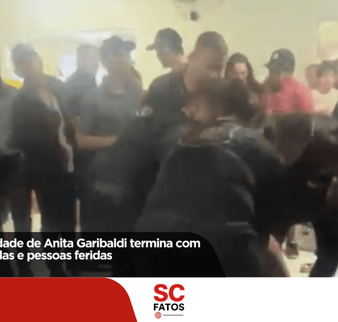 Festa em comunidade de Anita Garibaldi termina com brigas generalizadas e pessoas feridas