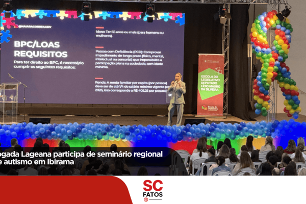 Advogada lageana participa de seminário regional sobre autismo em Ibirama