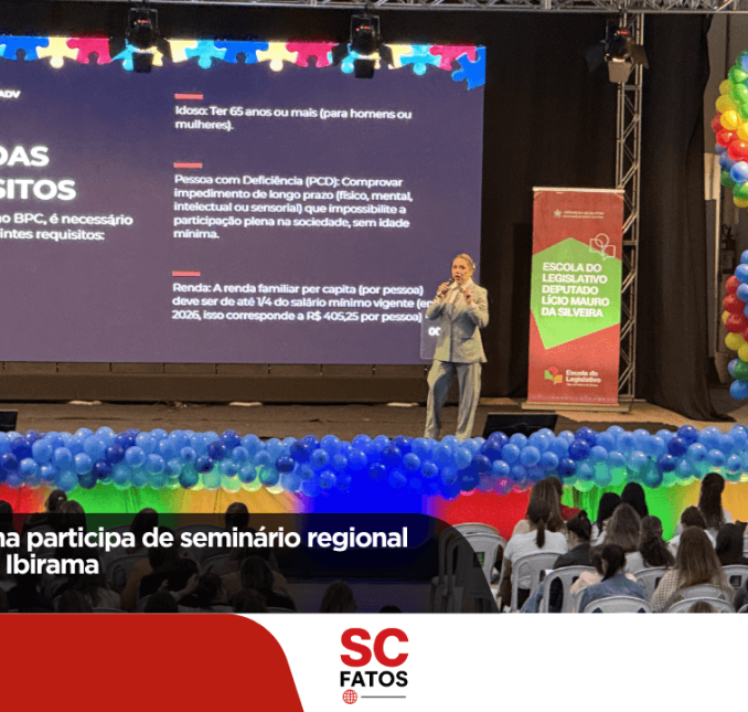 Advogada lageana participa de seminário regional sobre autismo em Ibirama