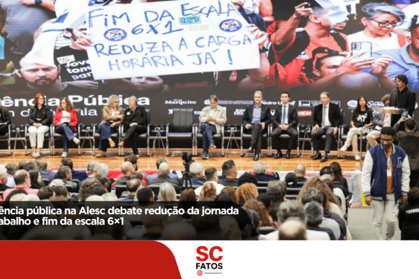 Audiência pública na Alesc debate redução da jornada de trabalho e fim da escala 6×1