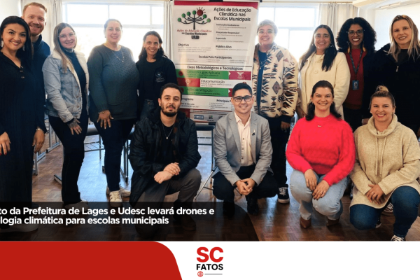 Projeto da Prefeitura de Lages e Udesc levará drones e tecnologia climática para escolas municipais
