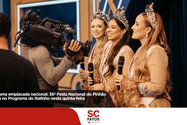 Mais uma emplacada nacional: 36ª Festa Nacional do Pinhão estará no Programa do Ratinho nesta quinta-feira