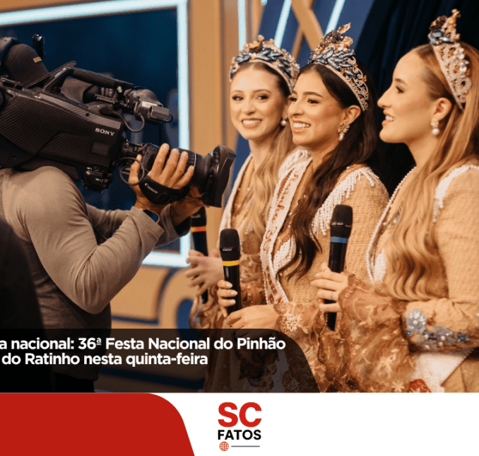 Mais uma emplacada nacional: 36ª Festa Nacional do Pinhão estará no Programa do Ratinho nesta quinta-feira