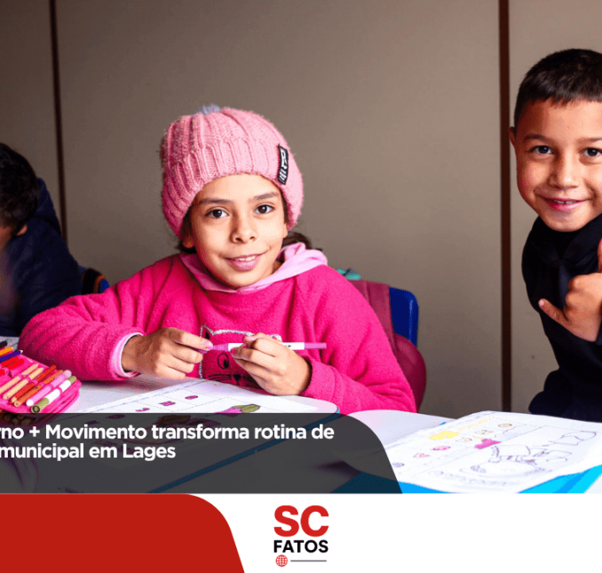 Programa Contraturno + Movimento transforma rotina de estudantes da rede municipal em Lages
