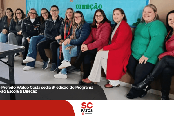 Emeb Prefeito Waldo Costa sedia 3ª edição do Programa Conexão Escola & Direção