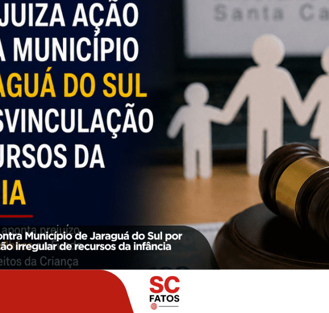 MPSC ajuíza ação contra Município de Jaraguá do Sul por suposta desvinculação irregular de recursos da infância