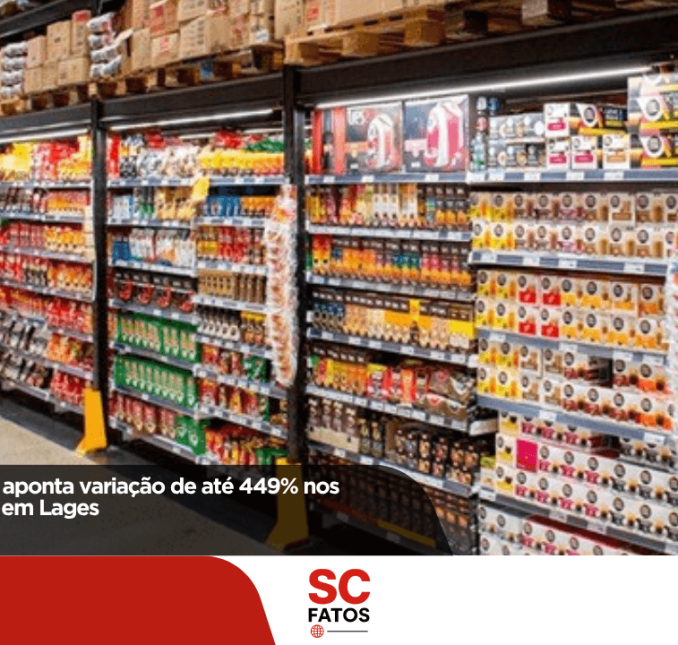 Pesquisa do Procon aponta variação de até 449% nos preços de produtos em Lages