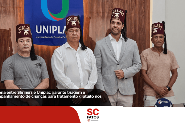 Parceria entre Shriners e Uniplac garante triagem e acompanhamento de crianças para tratamento gratuito nos EUA