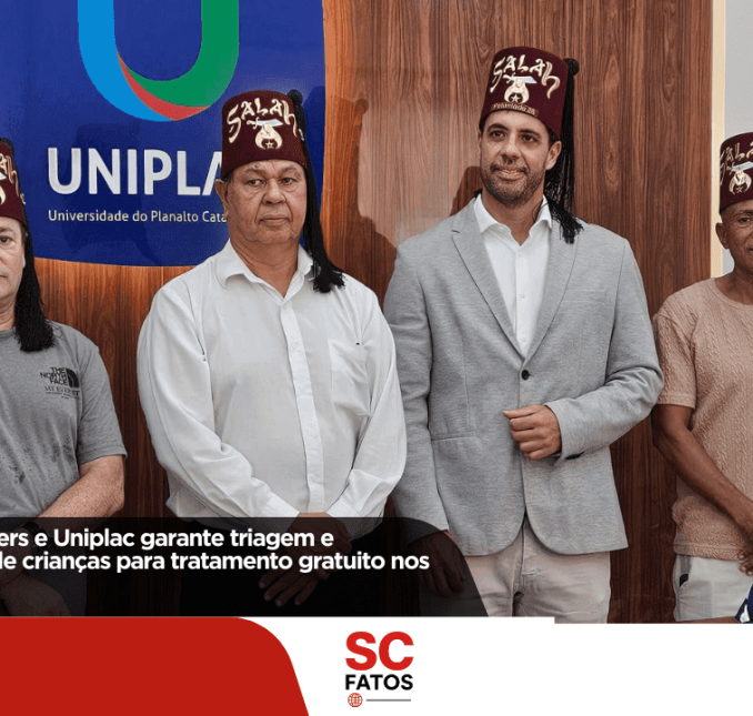 Parceria entre Shriners e Uniplac garante triagem e acompanhamento de crianças para tratamento gratuito nos EUA