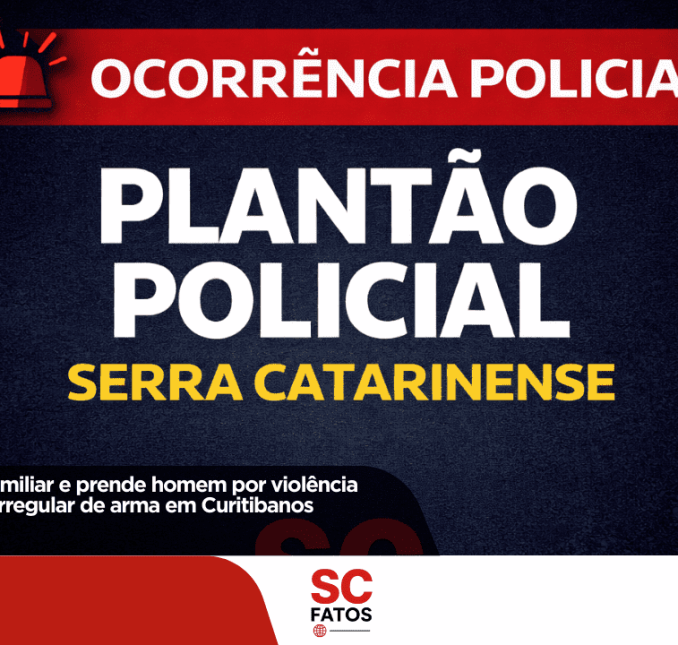 PM evita tragédia familiar e prende homem por violência doméstica e posse irregular de arma em Curitibano