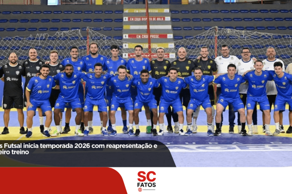 Lages Futsal inicia temporada 2026 com reapresentação e primeiro treino