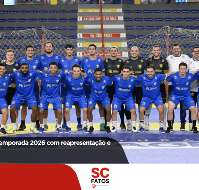 Lages Futsal inicia temporada 2026 com reapresentação e primeiro treino