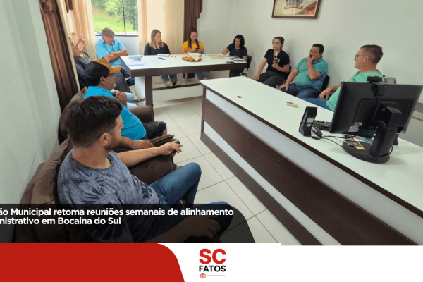 Gestão Municipal retoma reuniões semanais de alinhamento administrativo em Bocaina do Sul