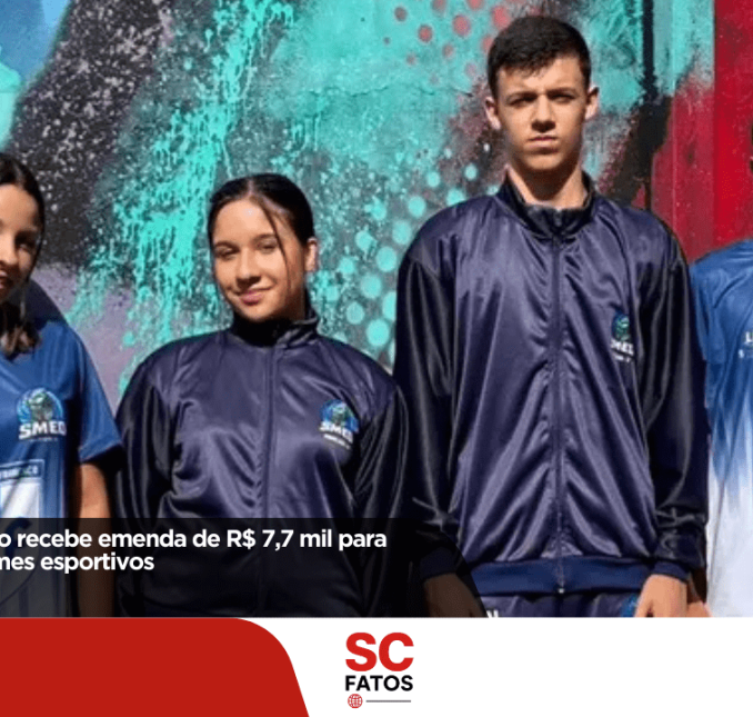 Escola São Francisco, em Ponte Alta, recebe emenda de R$ 7,7 mil para uniformes esportivos