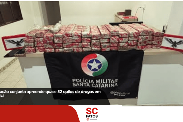 Operação apreende quase 52 kg de drogas em Urubici