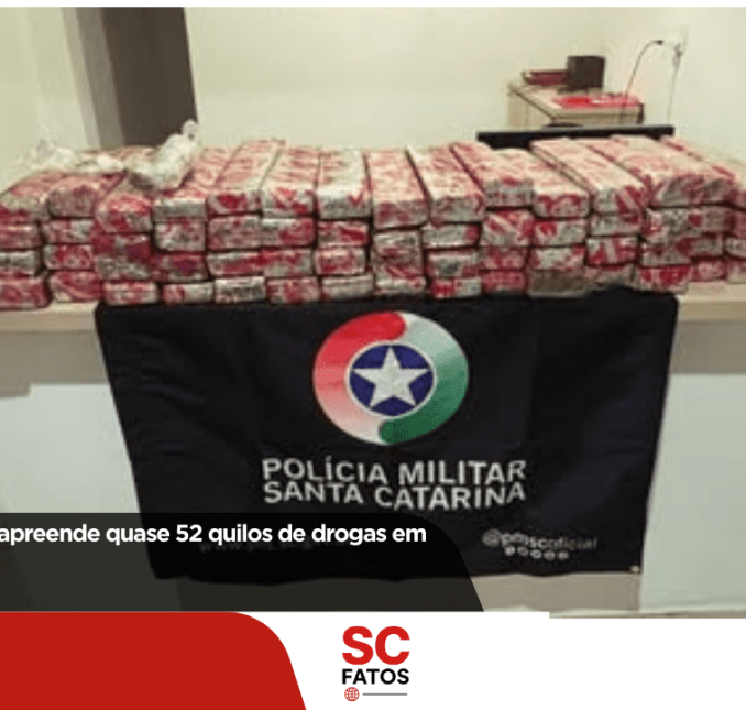 Operação apreende quase 52 kg de drogas em Urubici