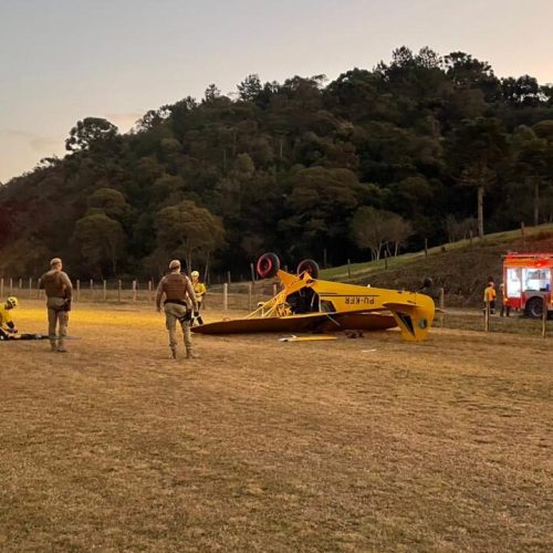 Acidente aéreo deixa uma vítima fatal em Bom Retiro