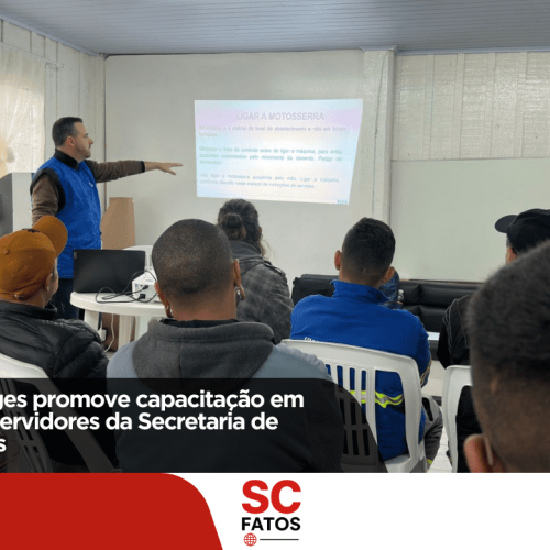 Prefeitura de Lages promove capacitação em segurança para servidores da Secretaria de Serviços Públicos