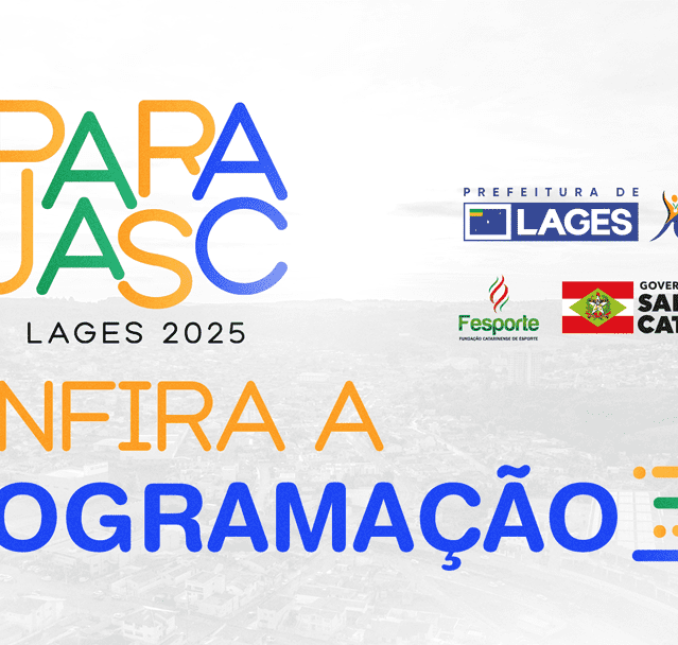 Programação completa dos Parajasc 2025 em Lages!